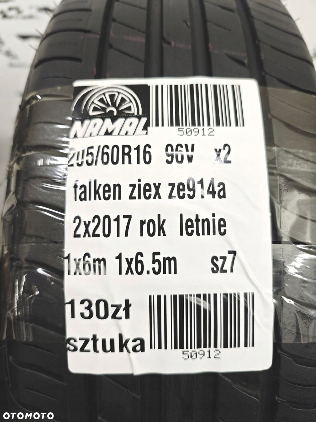 205/60R16 falken 2017 opony letnie 6,5mm 50912 - 9