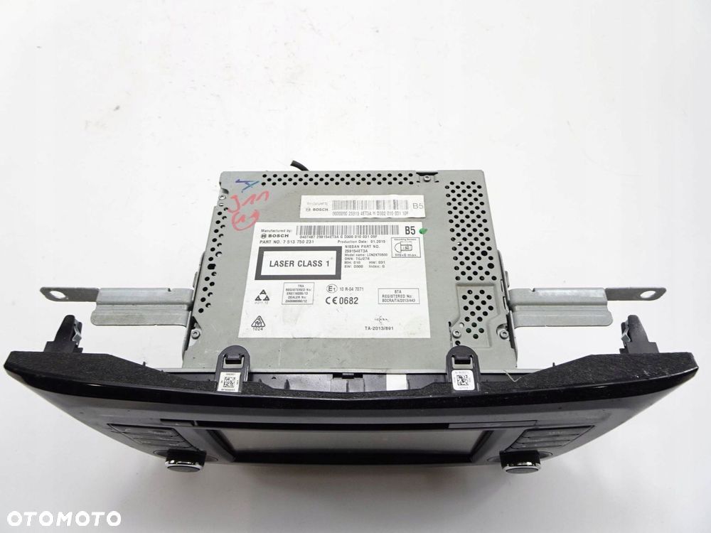 radio cd nissan qashqai j11 259154et3a - 6