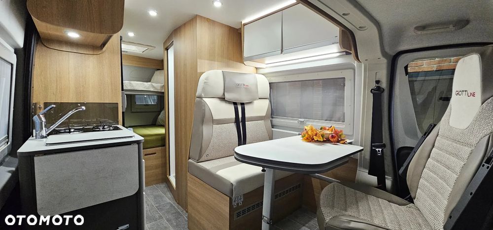 Giottiline GIOTTIVAN 60B Piętrowe łóżka FULL LED Automat Fiat Ducato RAPIDO gr. - 21