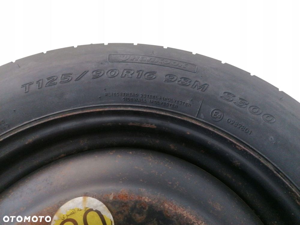 koło zapasowe dojazdowe 125/90/r16 ford mondeo mk4 - 3