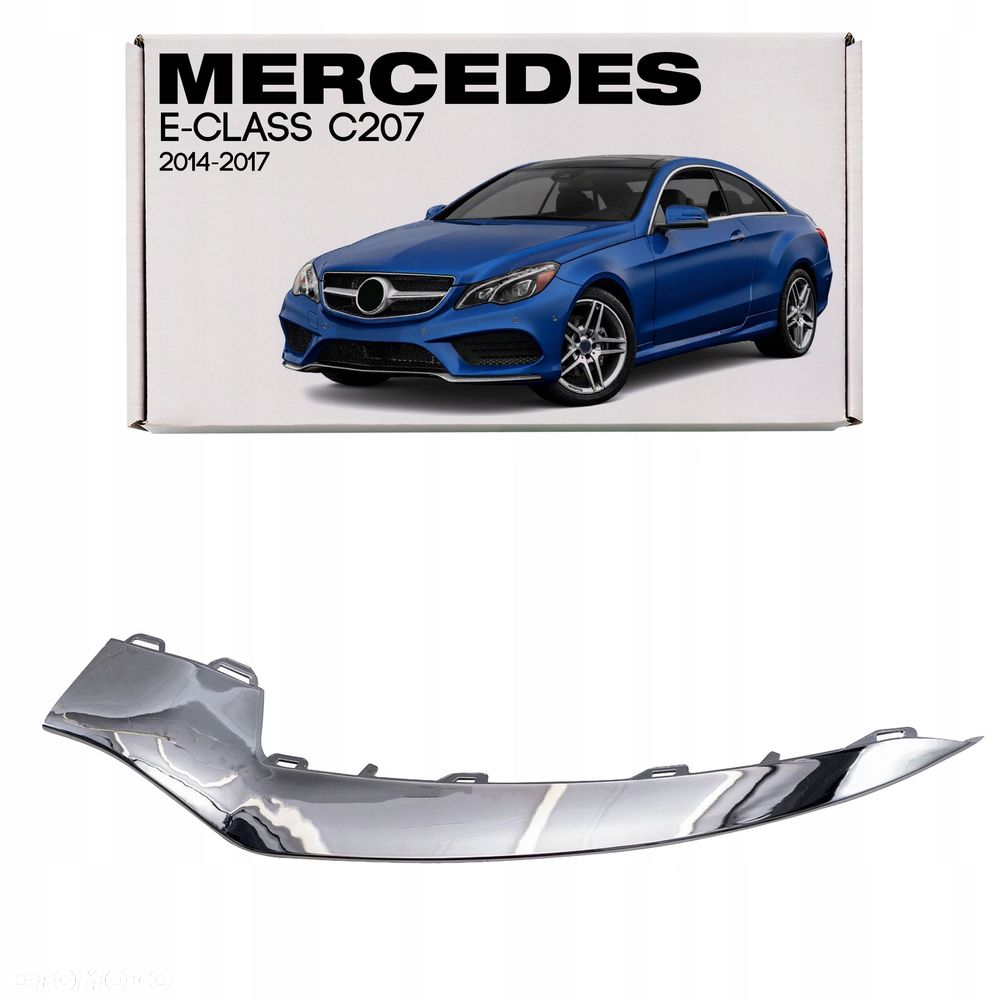 mercedes e-class c207 coupe 14-17 przednia listwa zderzaka lewa a20788 - 1