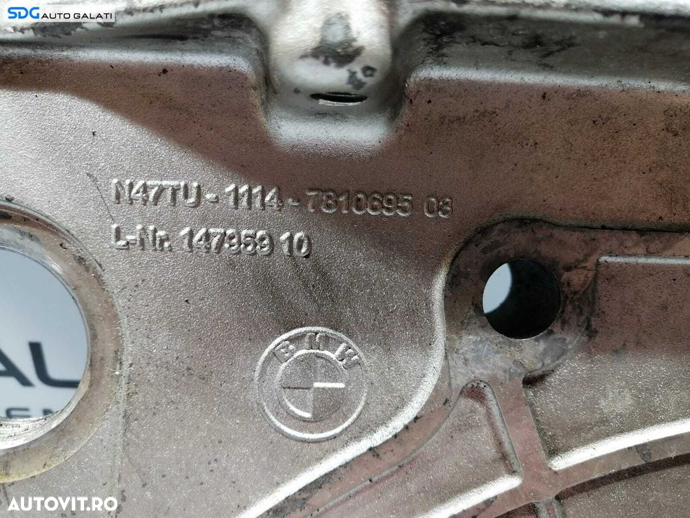 Capac cu Senzor Pozitie Vibrochen Arbore Cotit BMW Seria 1 F20 F21 116 118 120 2.0 D N47 2011 - 2018 Cod 1114781069503 14795910 7810695 [V0723] - 7