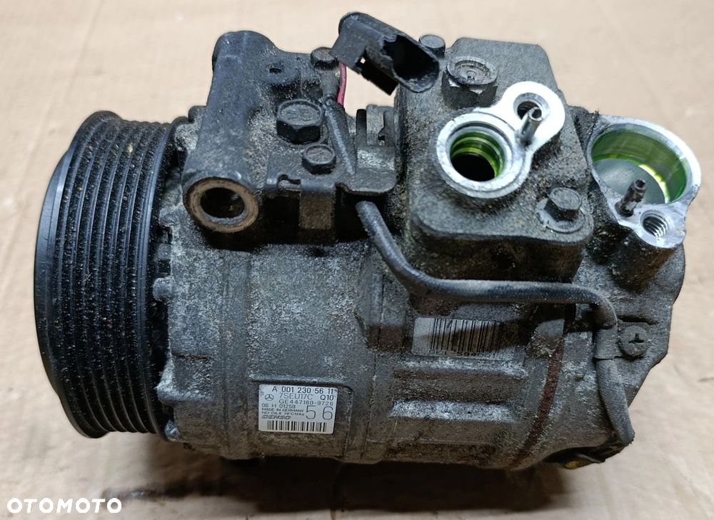 W203 pompa klimatyzacji sprężarka kompresor 2,2CDI C klasa Mercedes A 001 230 56 11, 7SEU17C Q10, GE447180-9726, DENSO 5