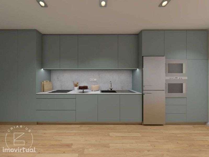 Apartamento T1 Novo com Varanda e Garagem junto ao Metro da Levada - Grande imagem: 5/12