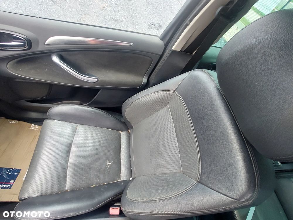 FORD S-MAX FOTEL LEWY KIEROWCY PRAWY PASAŻERA PRZEDNI PRZÓD SKÓRA nr. 11/7 - 4