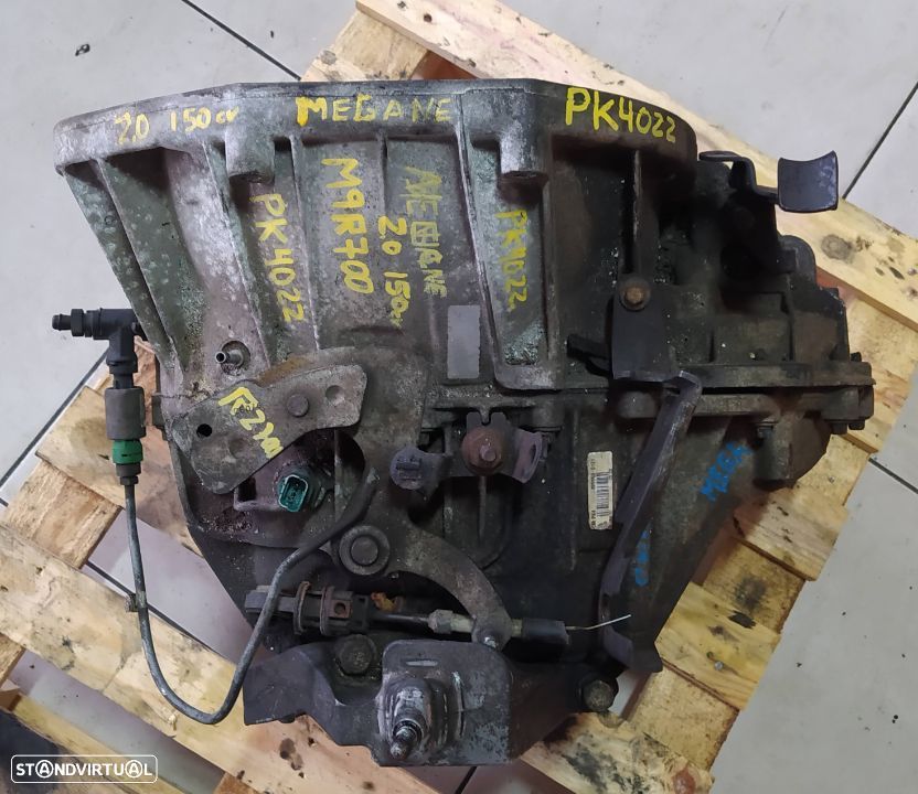 caixa renault Megane 2.0DCI 150CV M9R700 caixa 6 velocidades PK4022 - 2