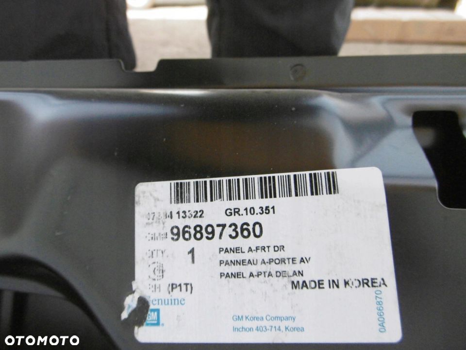 CHEVROLET AVEO T200 03-08 drzwi prawe 5d sedan - 3