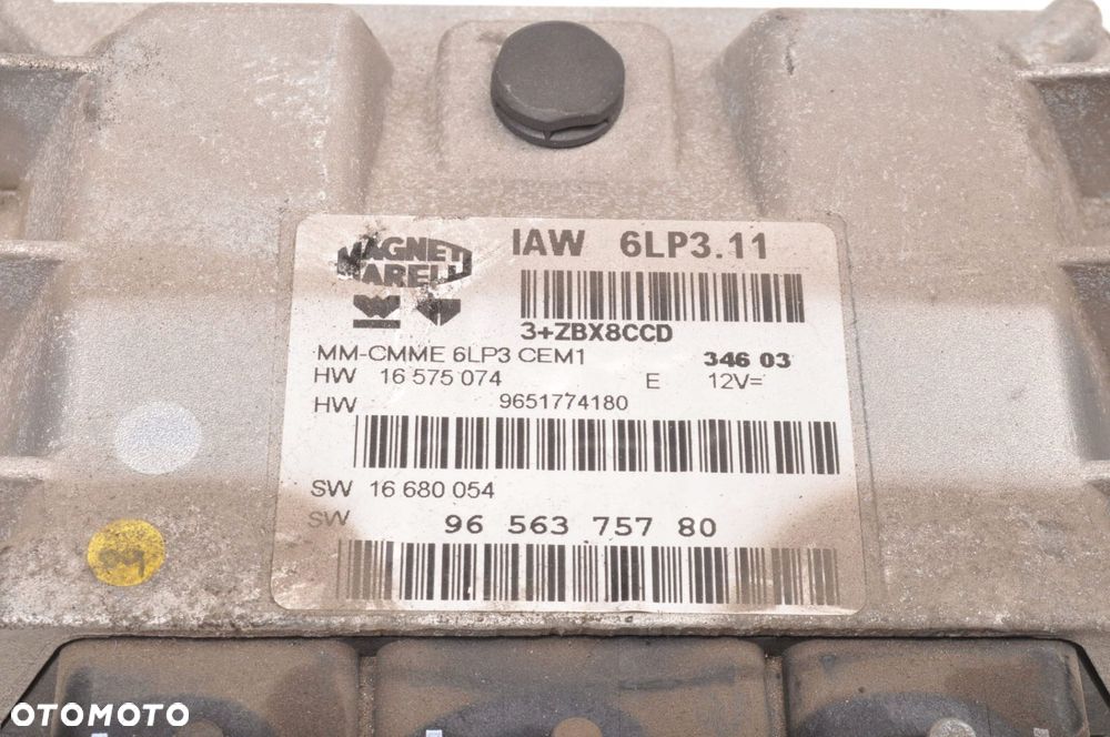 PEUGEOT 407 2.2 16V KOMPUTER STEROWNIK SILNIKA 9656375780 - 2