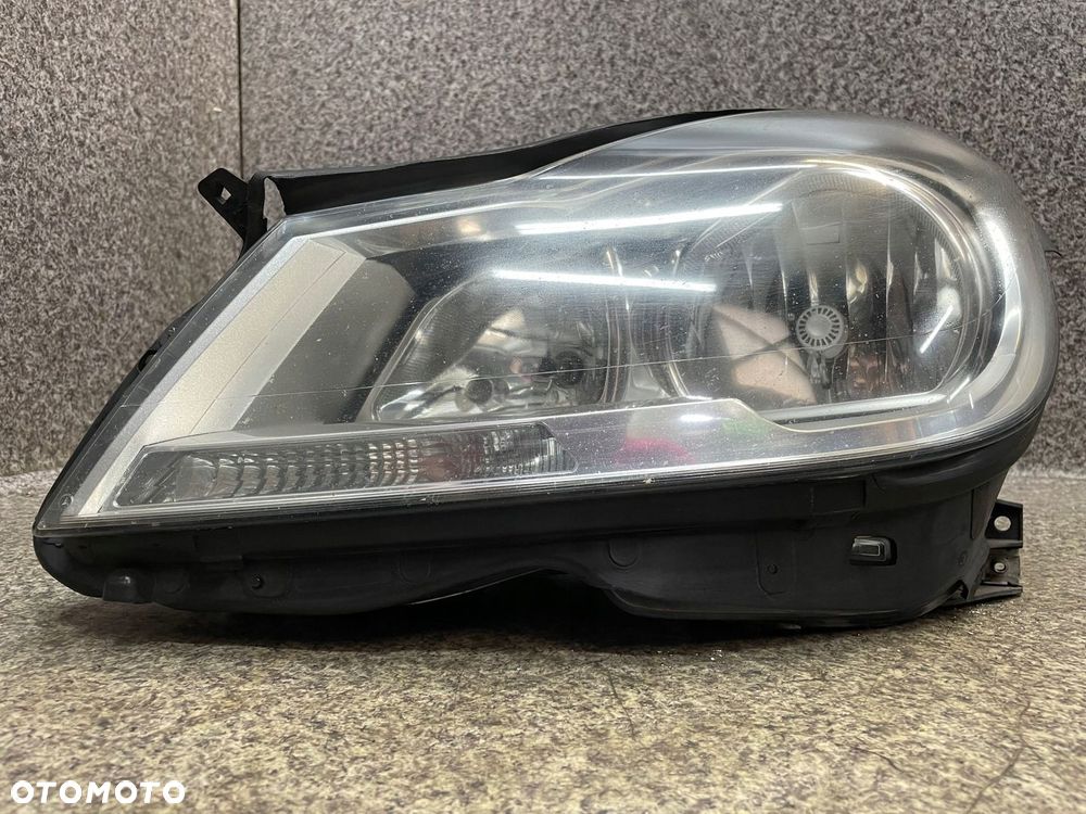 Lampa lewa przednia lewy przod soczewka H7 Mercedes W204 LIFT BDB ORG UK - 3