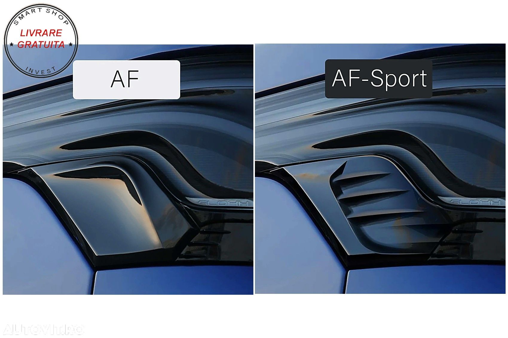 Aripioare Aerodinamice AF-Sport pentru Stopuri Glohh GL-5i GL-5X Range Rover Sport- livrare gratuita - 1