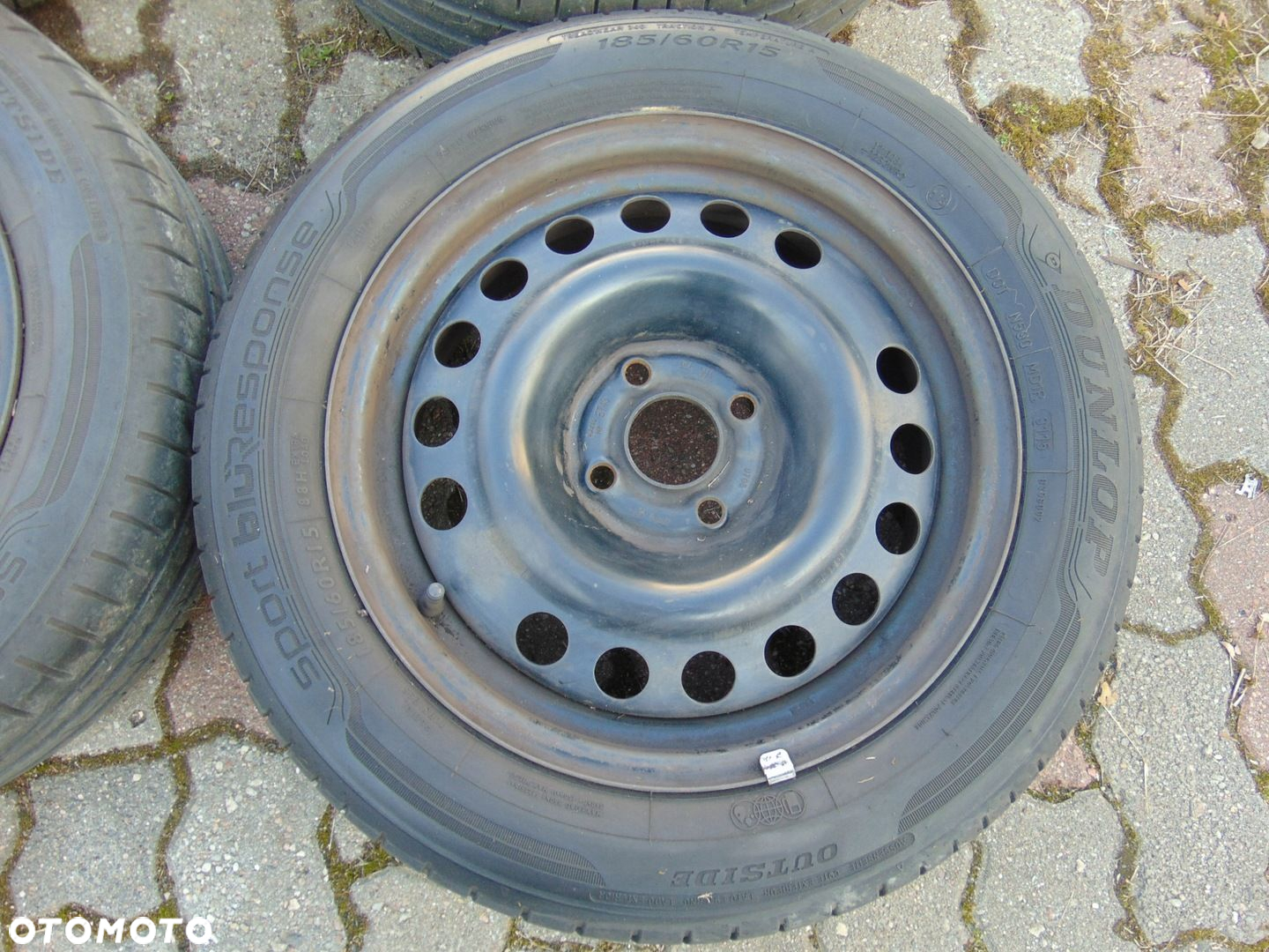 KOŁA FELGI STALOWE OPONY OPEL 4X100 R15 185/60 R15 ET43 LATO LETNIE - 5