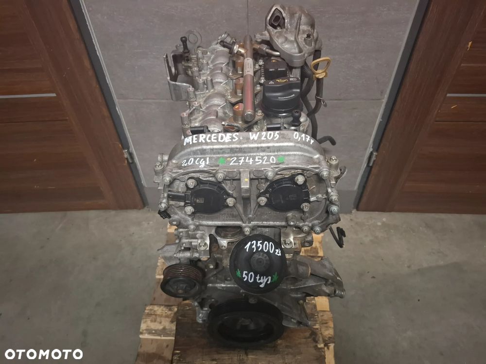 Silnik Mercedes W205 2017 Rok 2,0 CGI nr 274920 Przebieg 50tys km - 1