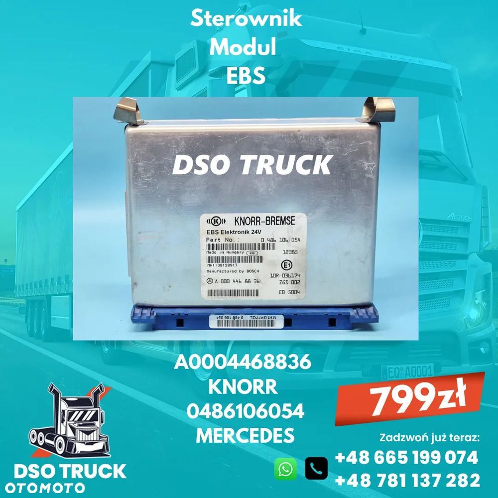 A0004468836 KNORR 0486106054 Sterownik Modul EBS Mercedes - 1