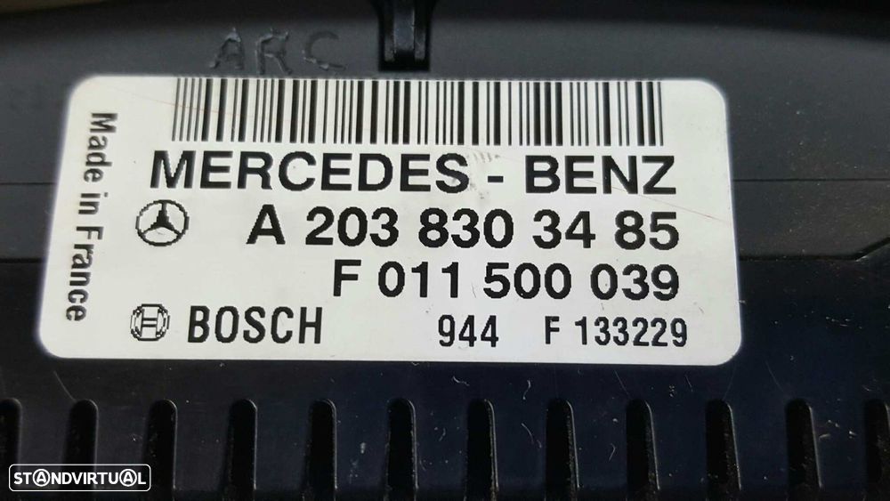 COMANDO CLIMATIZADOR MERCEDES CLASE C (W203) SPORTCOUPE C 200 CDI (LA) (203.707) - 5