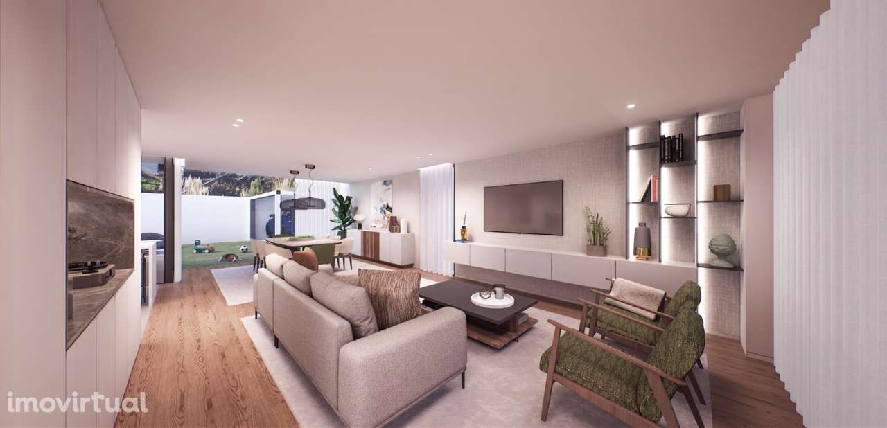 Fantástica moradia geminadaT4 em Canidelo, V.N.Gaia - Grande imagem: 2/14