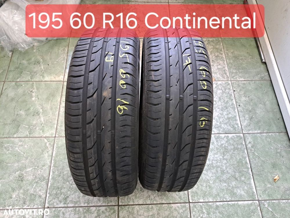 2 anvelope 195/60 R16 Continental - 1