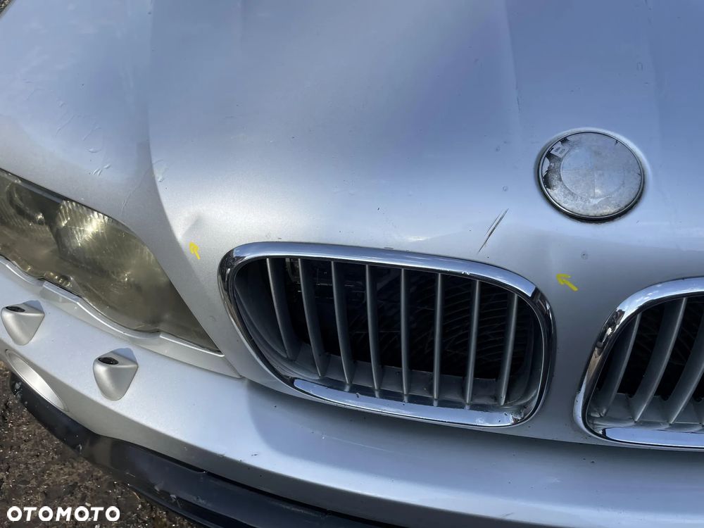 Przód kompletny  BMW X5 E53 3.0D 354/7 titansilber maska zderzak lampa błotnik chłodnice - 5