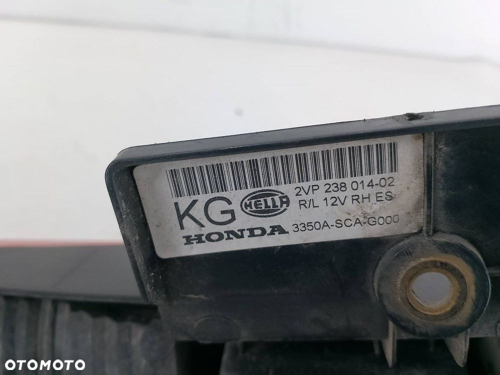 LAMPA TYLNA PRAWA HONDA CR-V II 3350A-SCA-G000 2VP238014-02 - 7