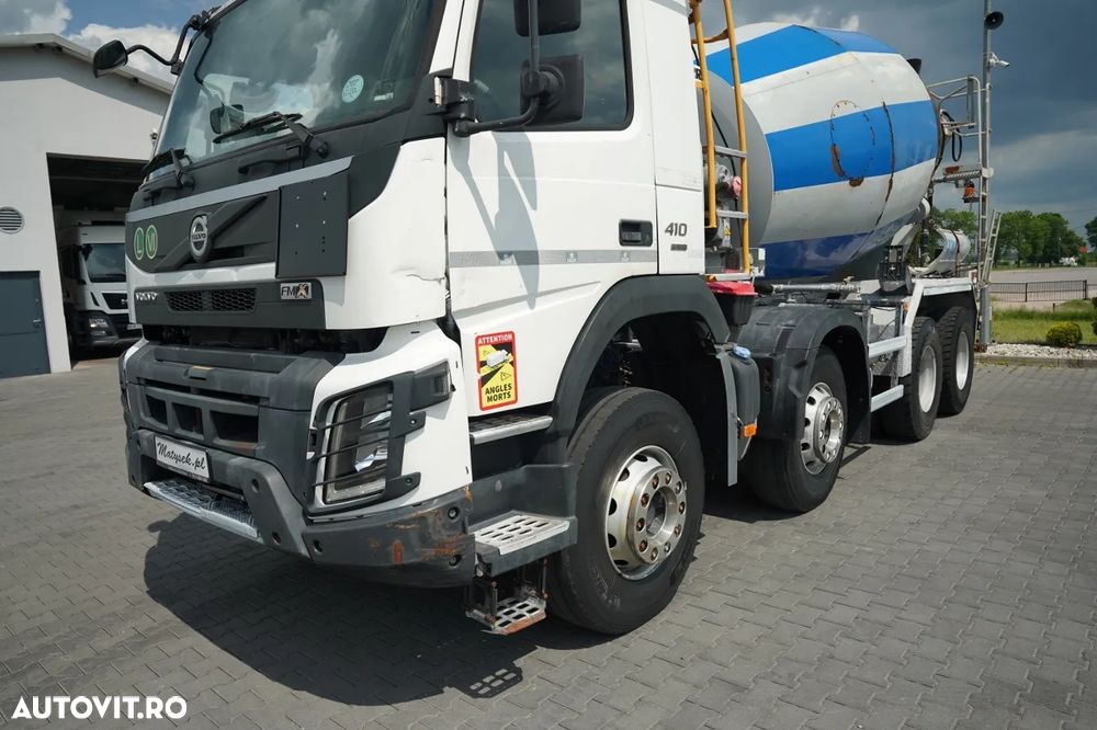 Volvo FMX 410 / 8x4 / BETONIERĂ / BETONIERĂ / LIEBHERR / 9 M3 / I-SHIFT / JANTE DIN ALIAJ / EURO 6 - 10