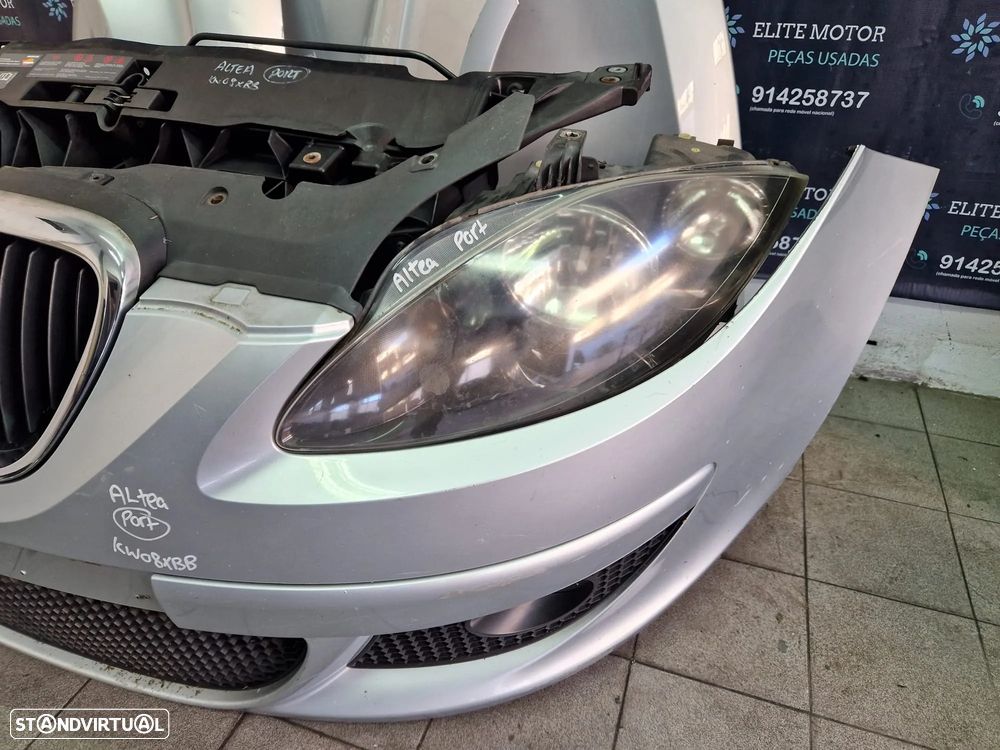 Frente completa usada SEAT ALTEA TOLEDO 2.0 TDI capot parachoques guardalamas oticas radiadores - 6