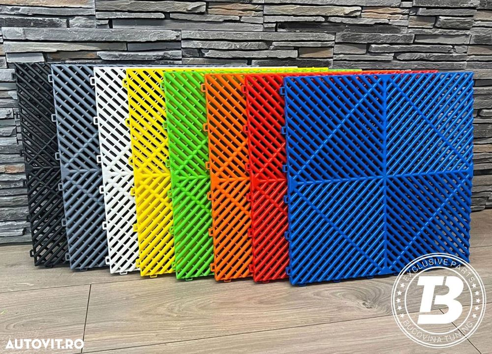 Pardoseala Modulara pentru Garaj Service Detailing - 15