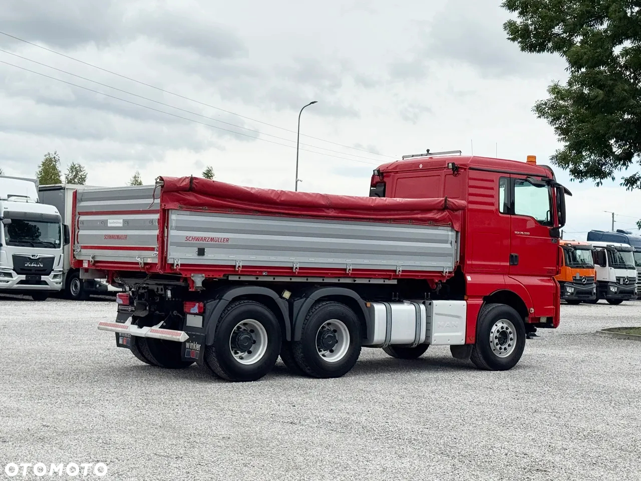 MAN TGX 26.500 / 6X4 / SCHWARZMULLER 3-STRONNY / Z NIEMIEC - 8