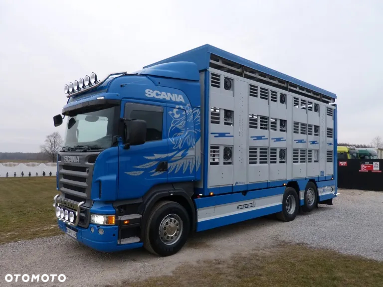 Scania R420 DO ŻYWCA / ZWIERZĄT / BYDŁA TRZODY CHLEWNEJ/ 3 POKŁADY / WAGA EL. / EURO 5 / OŚ SKRĘTNA / - 16