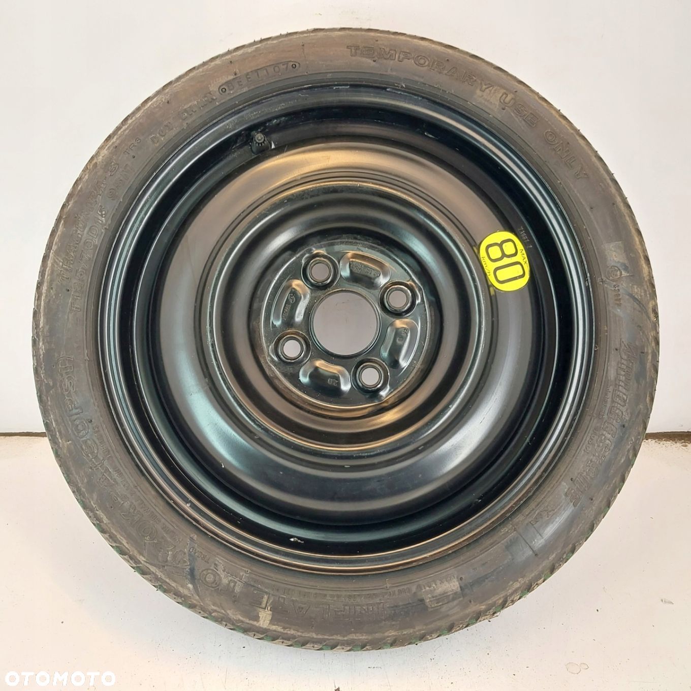 Koło dojazdowe dojazdówka 15 4x100 Toyota Yaris II 125/70R15 B2041 - 1