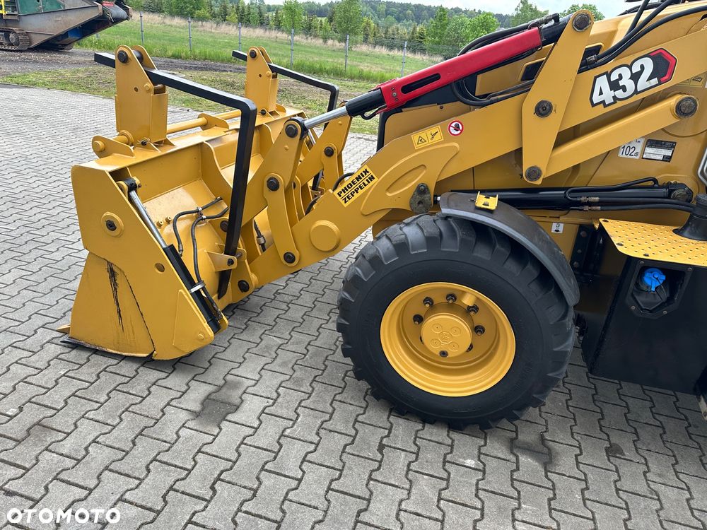 Caterpillar Cat 432F ll podwójna klima 428 jcb - 11