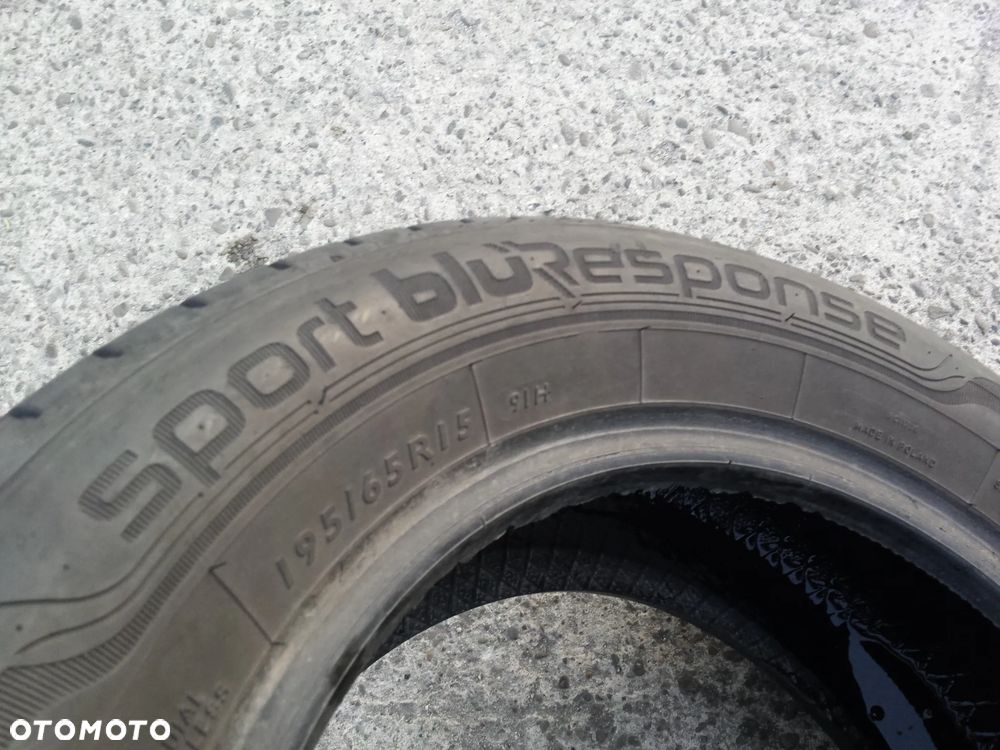 15” - DUNLOP - 195/65  r15 cali - Letnie Opony SP Sport blu Response - stan BDB - GWARANCJA !! + możliwy MONTAZ !! - 2