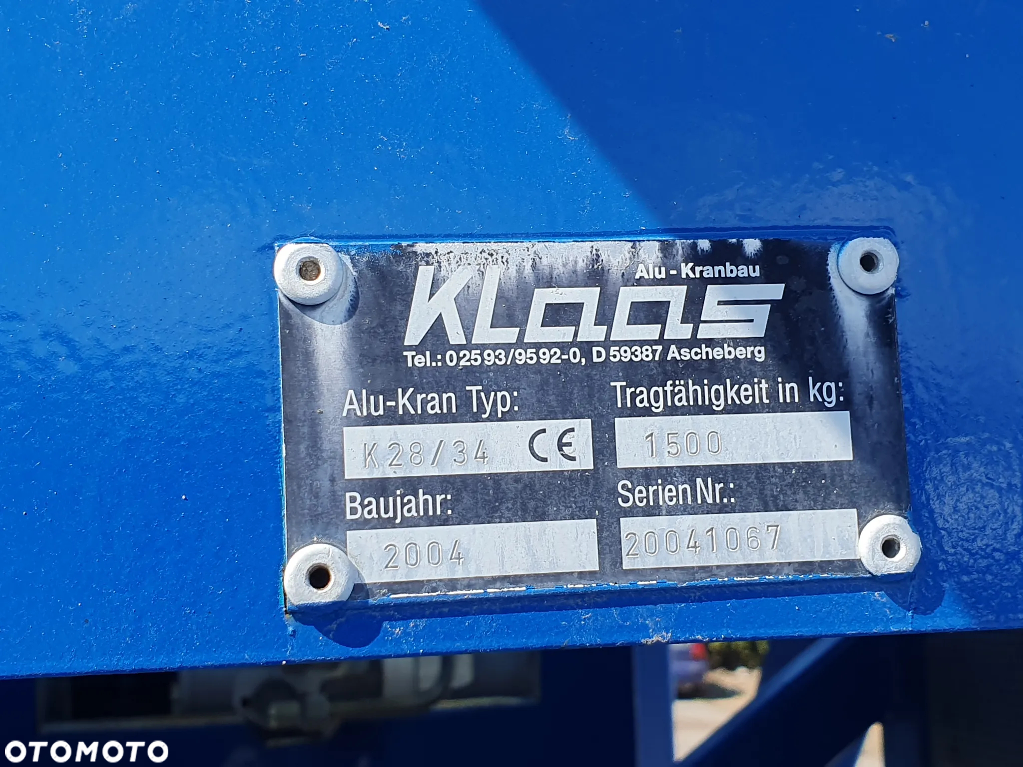 MAN Klaas 28/34   34 m  5923 mth - 10