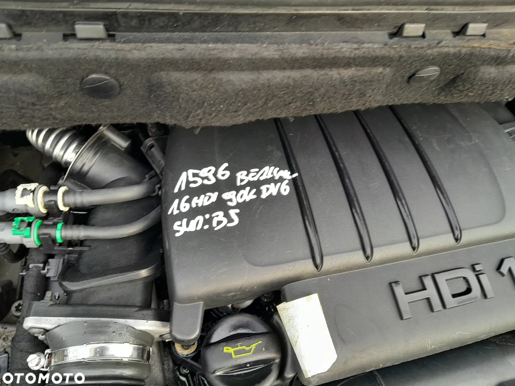 CITROEN BERLINGO II SILNIK 1.6 HDI 16V 90KM OZNCZNIE: DV6 - 2