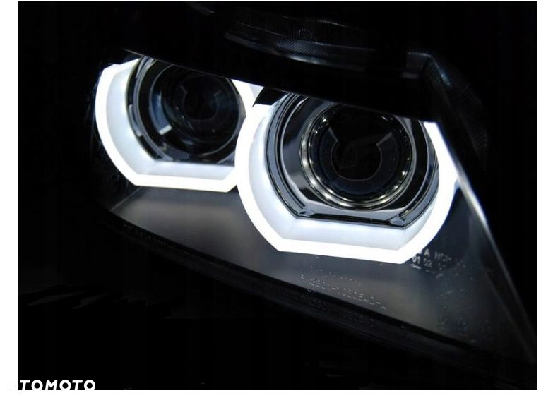 LAMPY LED XENON BMW E90 E91 09-11 DZIENNE RINGI 3D - 3