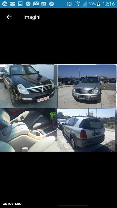 Dezmembrez ssangyong rexton 2.7xdi/2.9td