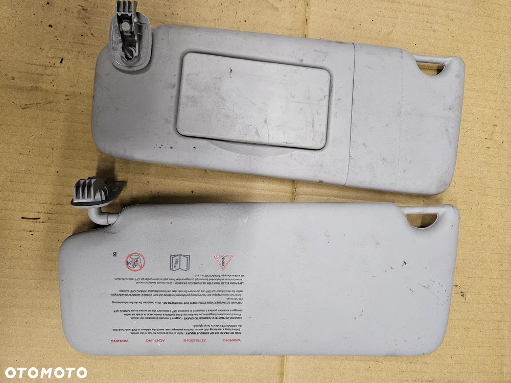 Renault Twingo II 2 osłona przeciwsłoneczna słonecznik prawa lewa - 2