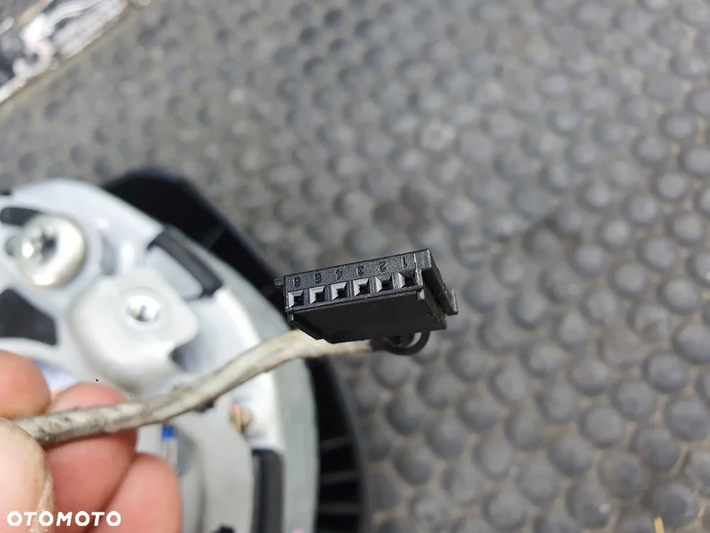 Kierownica Trzy 3 Ramienna Czarna Pikowana Skóra Air Bag Poduszka Wtyczka AUDI A4 B6 B7 - 39