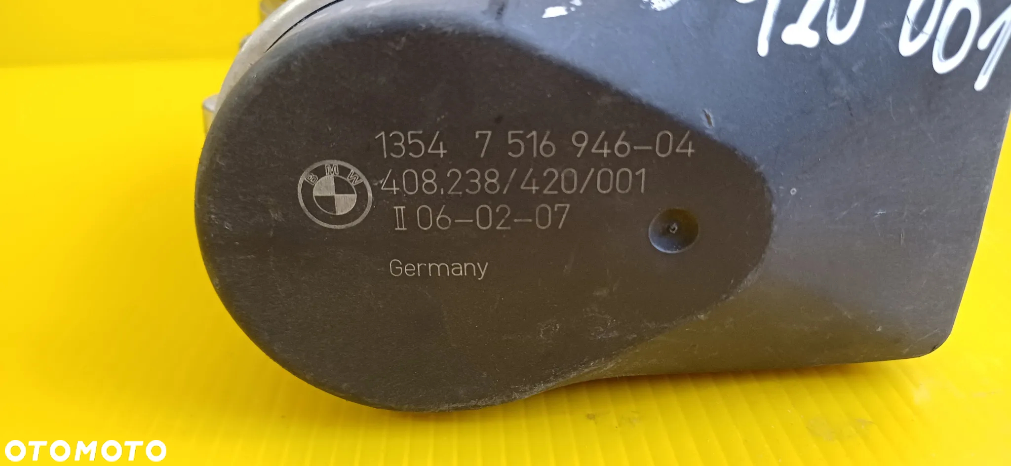 Przepustnica powietrza BMW 1 E81, E87 130i, 3 E90, E91 408-238-420-001Z - 2