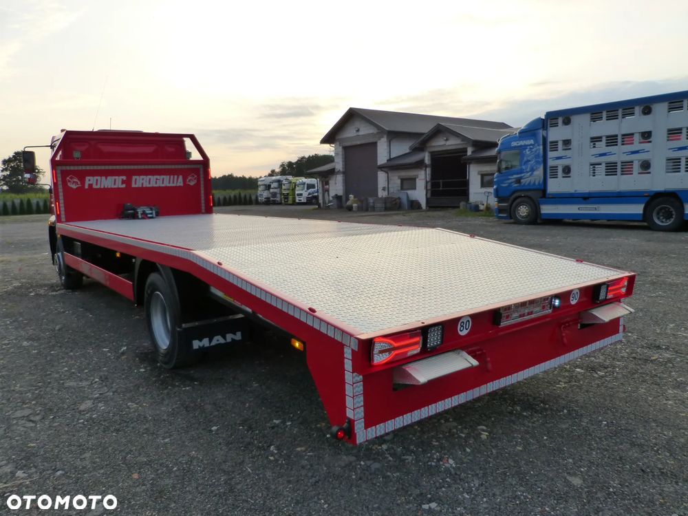 MAN LE 15.220 POMOC DROGOWA / AUTOLAWETA / SPECJALNY / DMC 15 T / ŁAD. 9000 KG / BLOKADA MOSTU - 7