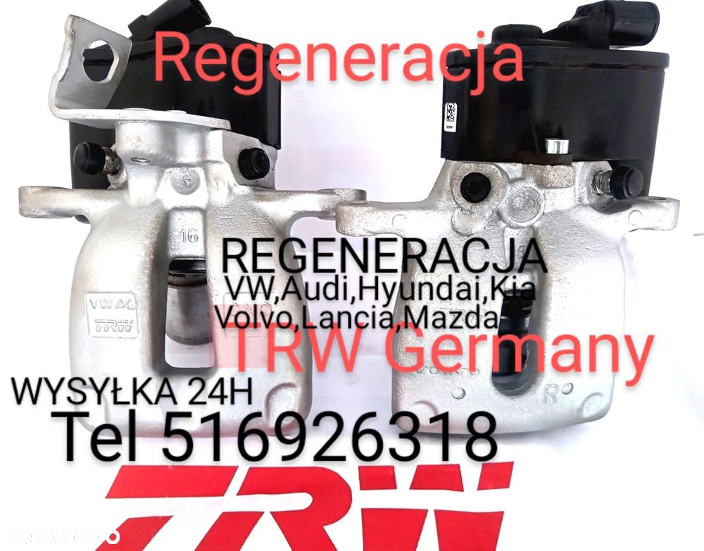 ZACISK SILNICZEK HAMULCOWY PASSAT B5,B6,B7,B8,CC,TIGUAN,SHARAN,ALHAMBRA AUDI A6 C6,C5,C7,A4 B8 A8 D3 D4,Q3,Q5,A3,MAZDA CX5,CX3,MAZDA 6,BMW 5 F10 F11 F40 F45 X1 i3 ,VOLVO S60,V60,XC60,S80,XC70,V70,HYUNDAI i40,i30,TUCSON,KIA SPORTAGE CEED,OPTIMA ,LANCIA THESIS,FORD MONDEO MK4,MK5,GALAXY,S-MAX,RENAULT SCENIC III MEGANE ESPACE TALISMAN,CF MOTO,LIGIER X Too,NOVA,MICROCAR MC1 MC2,Cargo,IVECO DAILY - 1