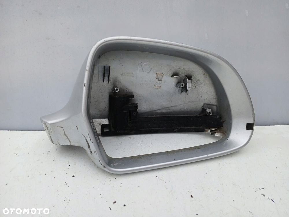 OBUDOWA OSŁONA LUSTERKA PRAWA SREBRNA AUDI A5 8T 8T0857528D - 3