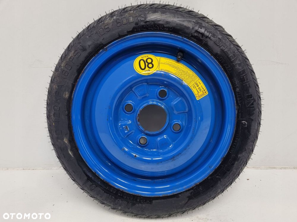 KOŁO DOJAZDOWE Chevrolet Matiz Aveo 105/80 R13 4x100 ET45 dojazdówka - 2