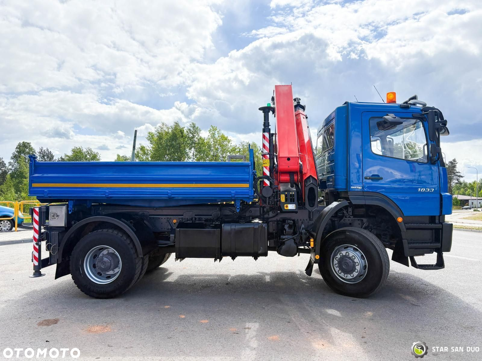 Mercedes-Benz AXOR 1833 4x4 Palfinger PK 22002 EH Żuraw Wciągarka Wywrotka - 10