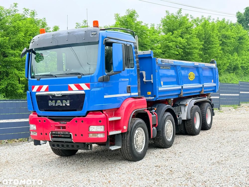 MAN * Kiper Bordmatic * MAN 35.480 TGS * Wywrotka * Napęd 8x4 * Sprowadzony * Euro 5 * - 3