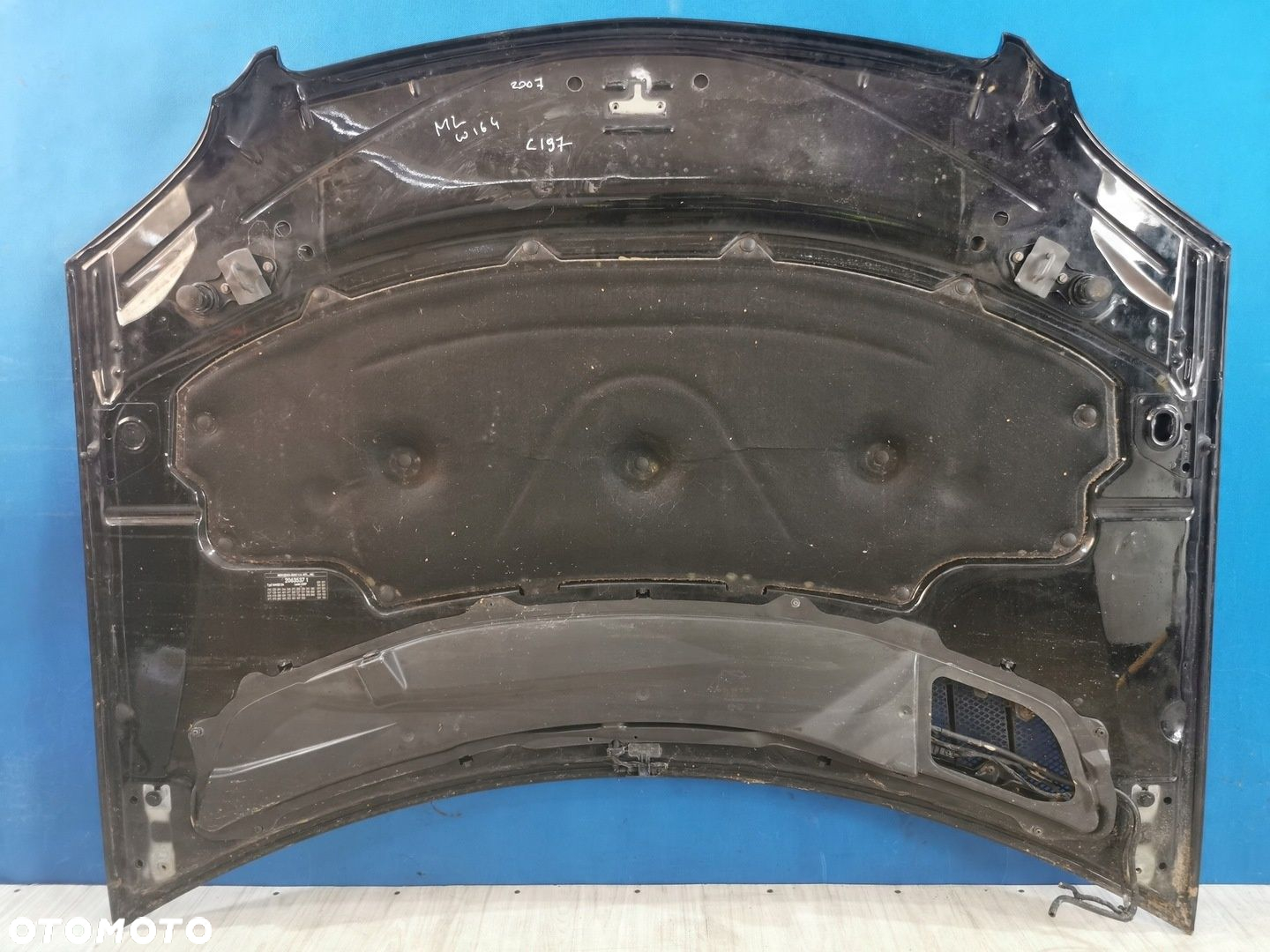 Mercedes ML W164 05/12 maska pokrywa klapa przód wygłuszenie C197 - 7