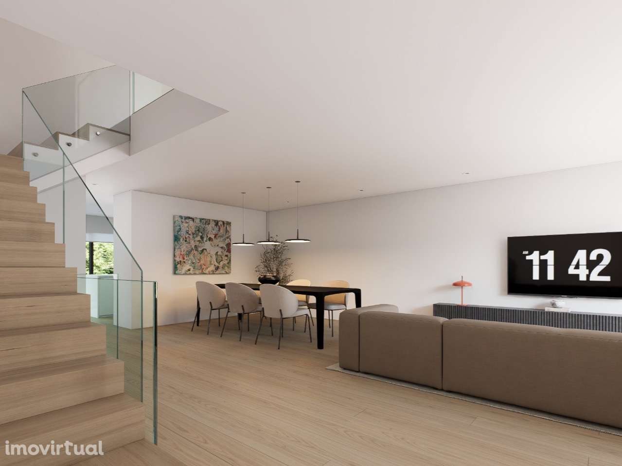 Moradia T3 | Piscina | 2 Carros | Condomínio Fechado | Valbom - Grande imagem: 2/23