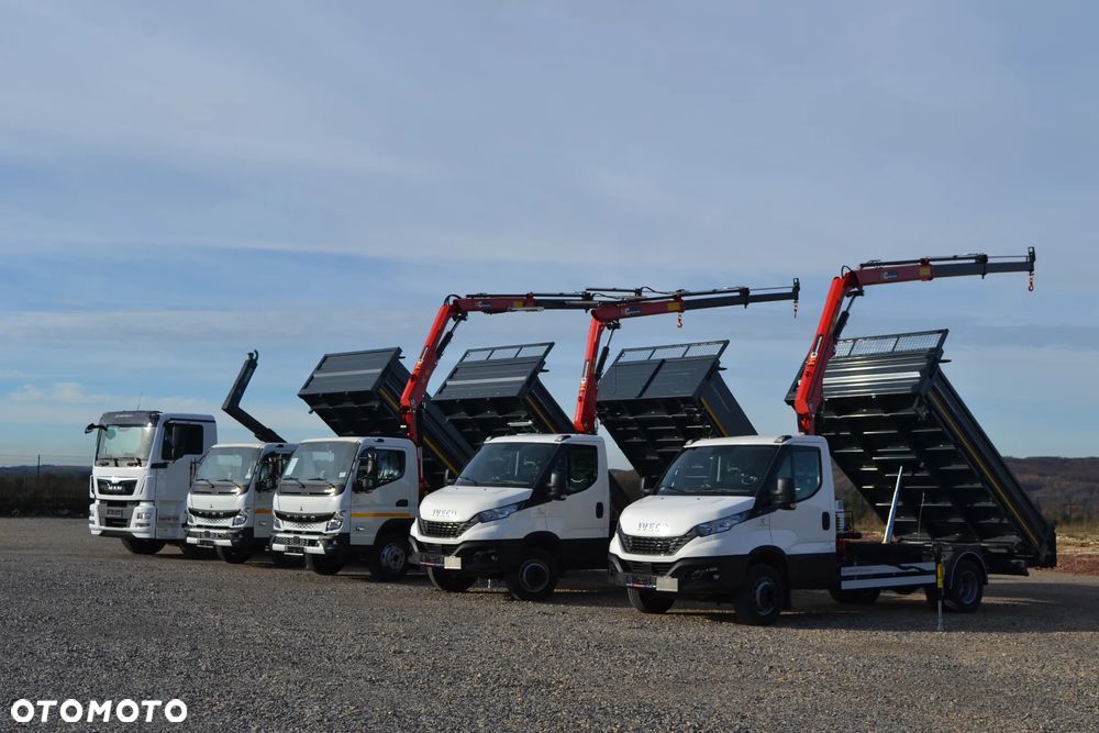FUSO Canter 9C 7C 6C 4x4 Producent nadwozi Wywrot Kiper Wywrotka HDS Żuraw Fassi - 3