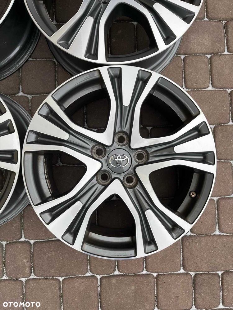 Oryginalne alufelgi Toyota 5x114,3 17 cali CZUJNIKI RAV4 BICOLOR - 7