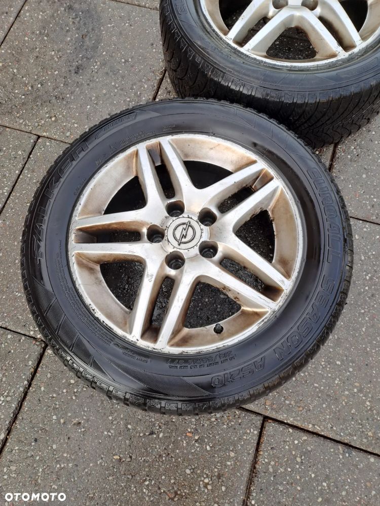 Opel Vectra C komplet alumfelg z oponami zima 215/55 R16 5x110 - 3