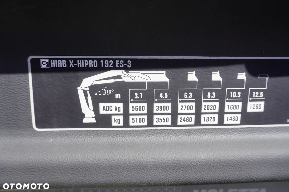Mercedes-Benz Arocs 1833 4×2 / 50 tys. km! / HDS HIAB X-HIPRO 192 ES-3 / Pilot / Wiertło / 3 szt._260553 - 16