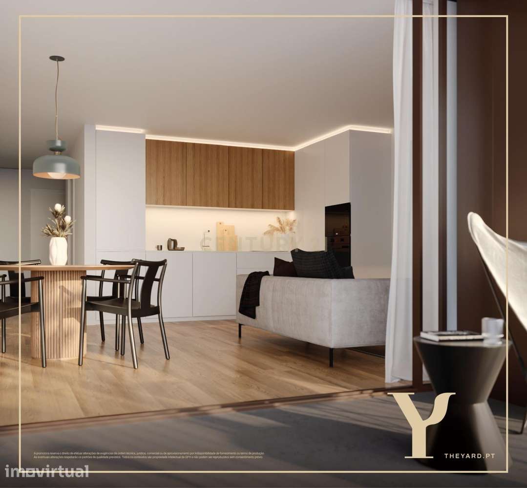 Apartamento T2 no 8.º Andar com Vista Poente – The Yard, Jardins da Ar - Grande imagem: 2/18